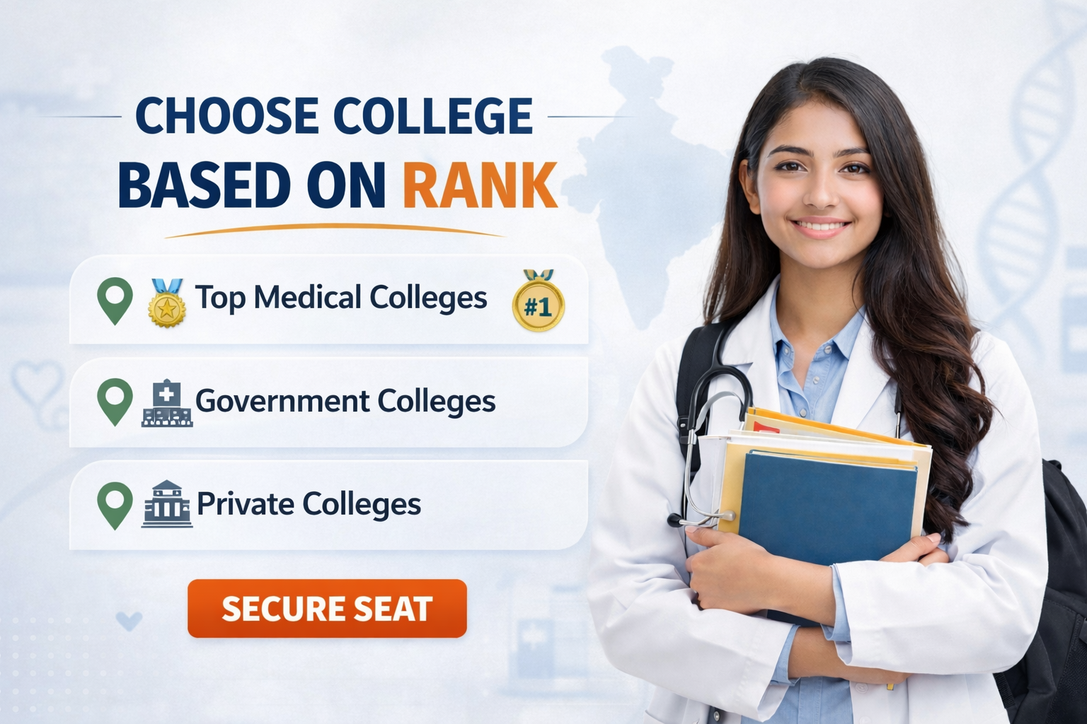 Choose college based on rank